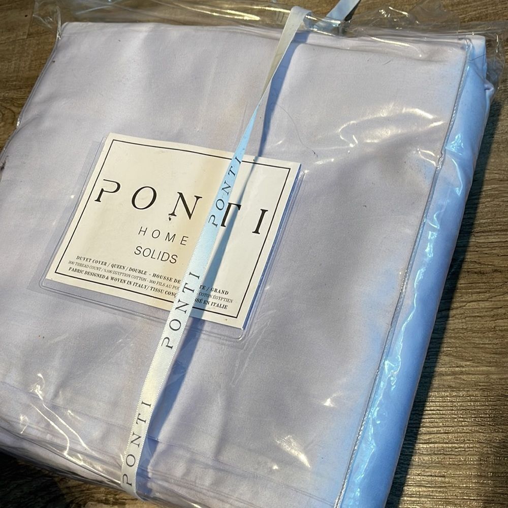 Ponti Home Duvet Covers Solids Sateen . NEW